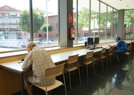 Refugi climàtic biblioteca Merce Rodoreda