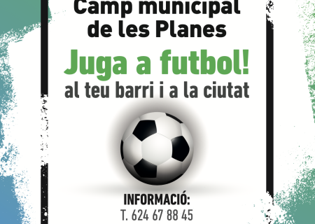 Juga a futbol al teu barri