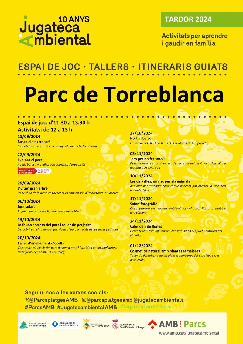 Jugatecambiental parc Fontsanta tardor 2024