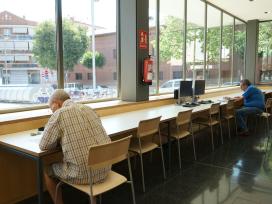 Refugi climàtic biblioteca Merce Rodoreda