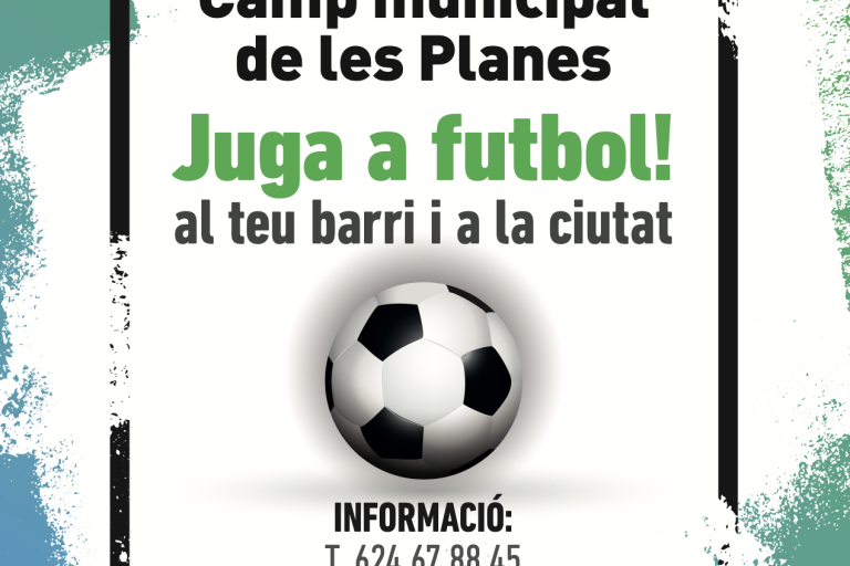 Juga a futbol al teu barri