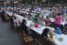 Sopar popular festes del Carme 